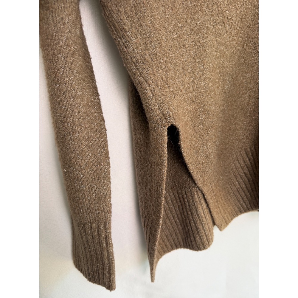 Jessica Simpson Womens Brown Alpaca Blend Mock Neck Seam‎ Sweater Size M - Picture 3 of 6